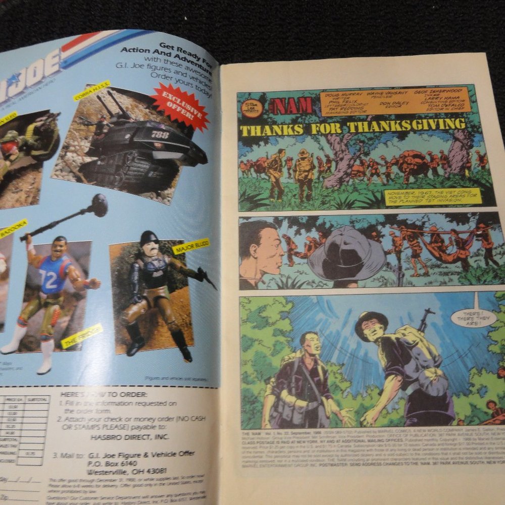 Marvel the NAM comic book vol 1 no 22 Sept 88~Military, illustrated~EUC~… - Picture 3 of 6